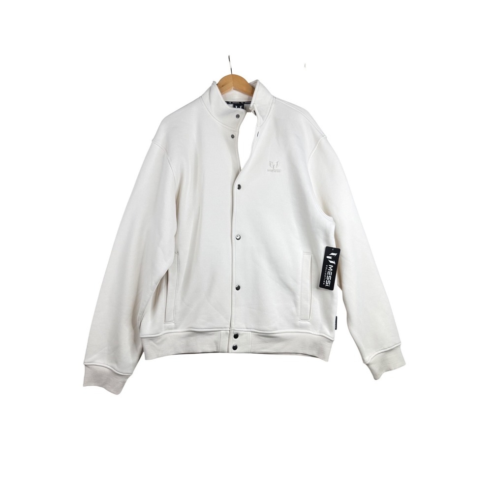 New Messi Collection Fleece Lined Midweight Jacket size XXL‎ Off-White